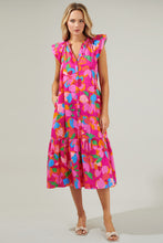 Load image into Gallery viewer, Halfway To Your Heart Floral Midi Dress