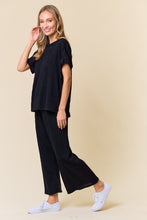 Load image into Gallery viewer, Boho Breeze Pant Set Black