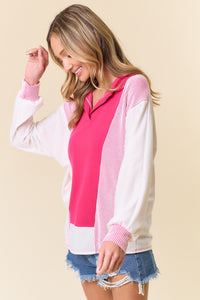 Golden Hour Sweatshirt Fuchsia