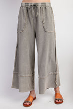 Load image into Gallery viewer, Cute &amp; Comfy Terry Knit Palazzo Pants in Ash