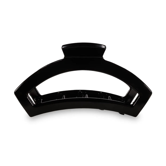 Teleties Open Medium Hair Clip Jet Black