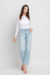 Stumbling In High Rise Slim Wide Leg Jeans