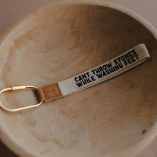 Load image into Gallery viewer, Dear Heart Can't Throw Stones Wristlet