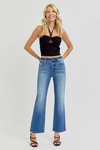 Feel the Beat Tummy Control High Rise Ankle Straight Jeans