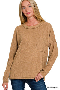 By Your Grace Sweater Deep Camel