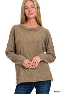 By Your Grace Sweater Mocha