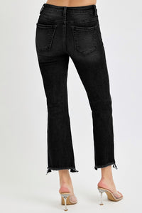 Somebody Else Mid Rise Crop Jeans