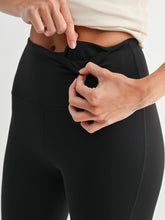 Load image into Gallery viewer, For Greater Ribbed High-Waisted Leggings in Black