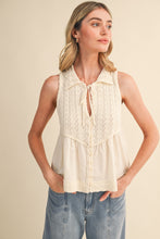 Load image into Gallery viewer, In My Business Collared V-Neck Top