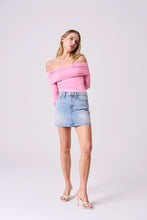 Load image into Gallery viewer, Here We Go Again Mini Denim Skirt