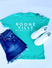 Load image into Gallery viewer, JAC&#39;s Neon Booneville SS Tee Island Green