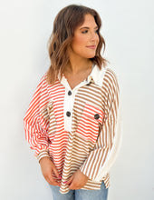 Load image into Gallery viewer, Now &amp; Again Oversized Button Up Tunic Top