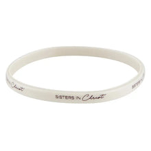 Load image into Gallery viewer, Sisters in Christ Silicone Bracelet Set