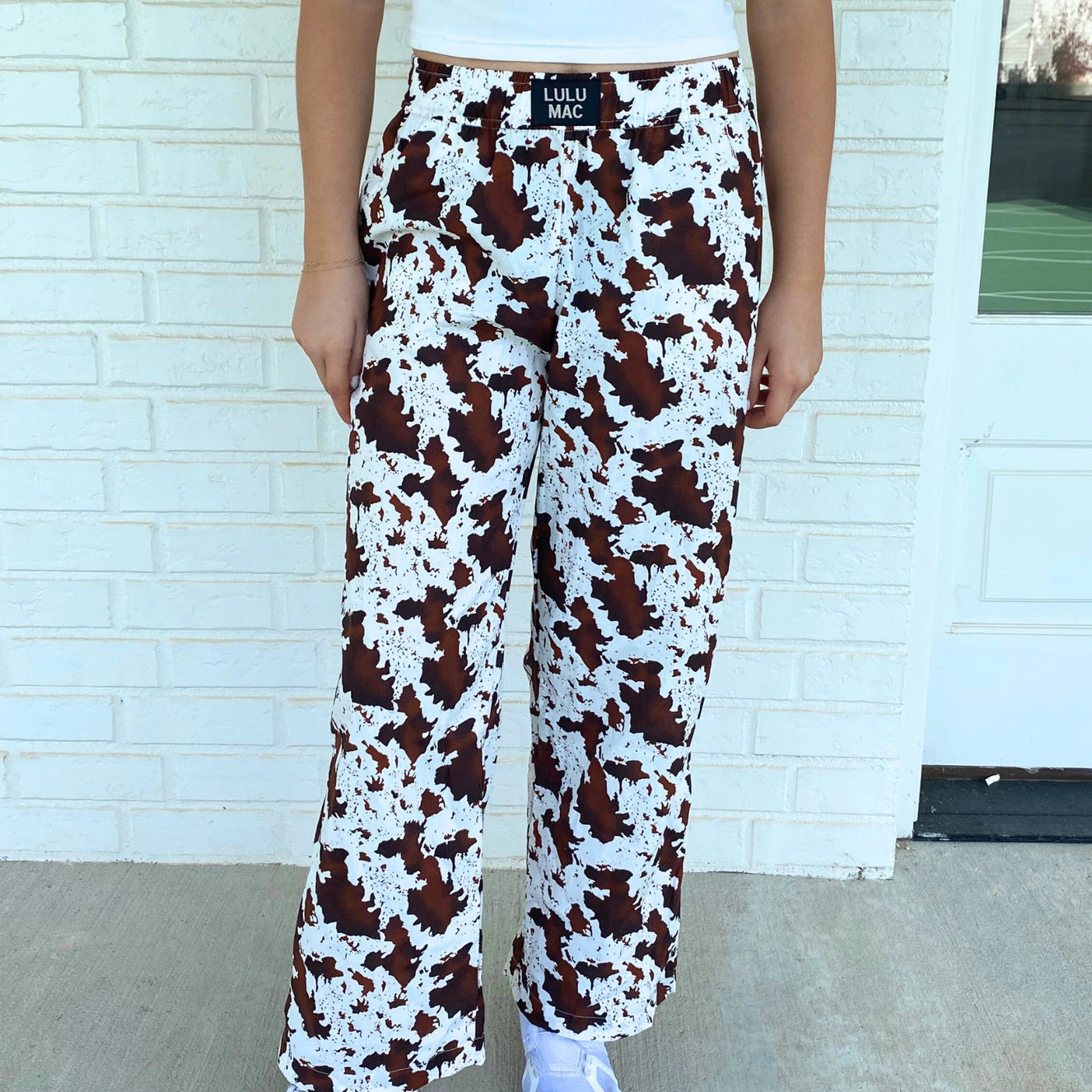 Lulu Mac PACW Cow Print Pants