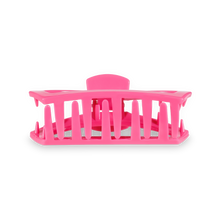 Load image into Gallery viewer, Teleties Open Medium Hair Clip Paradise Pink