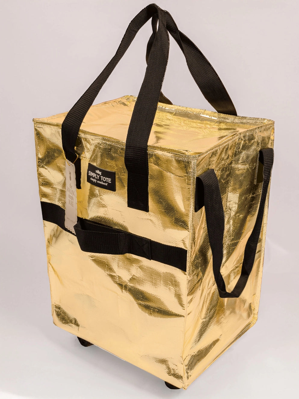Simply Southern Roll Tote in Gold