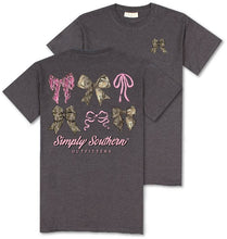 Load image into Gallery viewer, Simply Southern Multi Camo and Pink Bow SS Tee