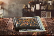 Load image into Gallery viewer, Mississippi State Bulldogs Burnished Leather Money Clip