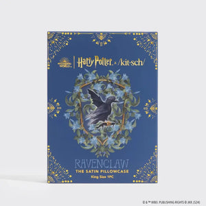 Harry Potter x Kitsch Ravenclaw King Satin Pillowcase