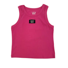 Load image into Gallery viewer, Lulu Mac DD Solid Hot Pink Tank Tops