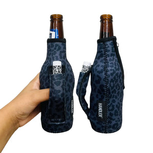 Black Leopard 12oz Bottleneck Handler