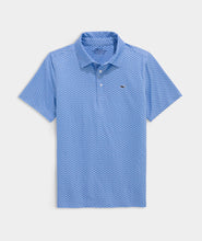 Load image into Gallery viewer, Vineyard Vines Printed Sankaty Polo in Bass Micro Jake Blue