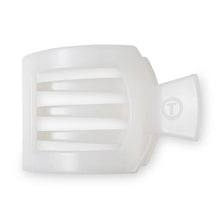 Load image into Gallery viewer, Teleties Small Flat Square Clip in Coconut White