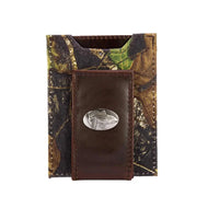 Redfish Leather Slim Wallet in Mossy Oak