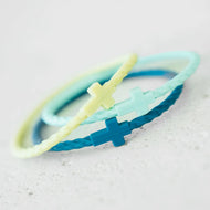 Infinity Cross Bracelets in Salt & Surf