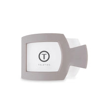Load image into Gallery viewer, Teleties Medium Flat Square Clip Silver Flames