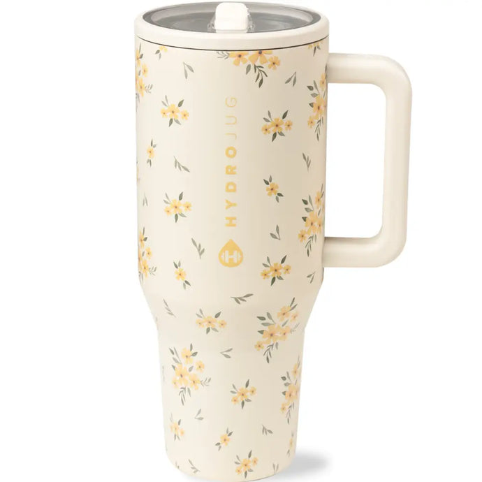 HydroJug Traveler 40oz Tumbler in Cottage Core