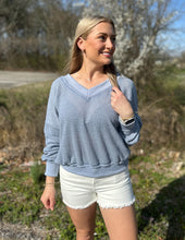 Load image into Gallery viewer, Spring Affair Loose Fit V-Neck Sweater