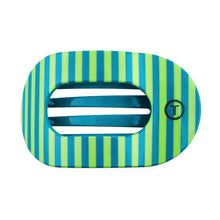 Load image into Gallery viewer, Teleties Medium Flat Round Clip-Cabana Cutie