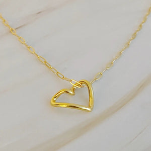 Heart and Chain Necklace