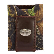 Christian Cross Slim Wallet in Mossy Oak