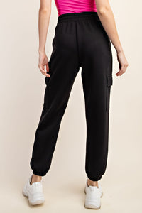 Lost in My Fairy Tale Scuba Cargo Joggers Black