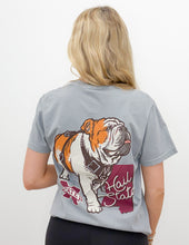 Load image into Gallery viewer, Mississippi State Strutting Mascot State SS Tee in Granite