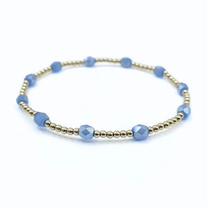 Erin Gray The Key West Gold-Filled and Waterproof Bracelet Blue