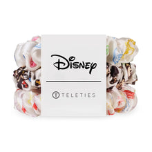 Load image into Gallery viewer, Teleties Large Silk Scrunchies- Mickey And Friends