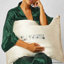 Load image into Gallery viewer, Harry Potter x Kitsch Slytherin King Satin Pillowcase