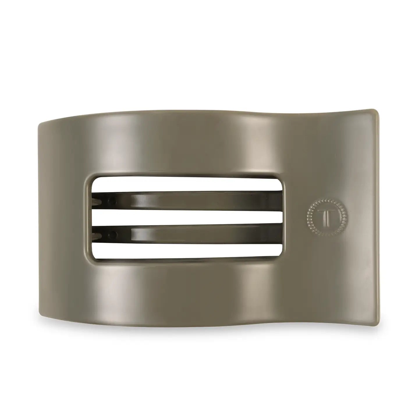 Teleties Large Flat Rectangle Clip Sage It Ain't So