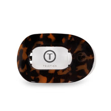 Load image into Gallery viewer, Teleties Small Flat Round Clip Tortoise