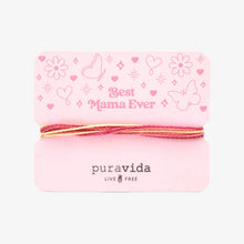 Load image into Gallery viewer, Puravida Best Mama Ever Bracelet Card