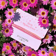 Load image into Gallery viewer, Puravida Best Mama Ever Bracelet Card