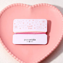 Load image into Gallery viewer, Puravida Love You Bracelet Card