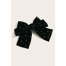 Load image into Gallery viewer, Dotted Ribbon Bow Hair Clip