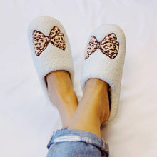 Load image into Gallery viewer, Emily Bow Cozy Lounge Slippers