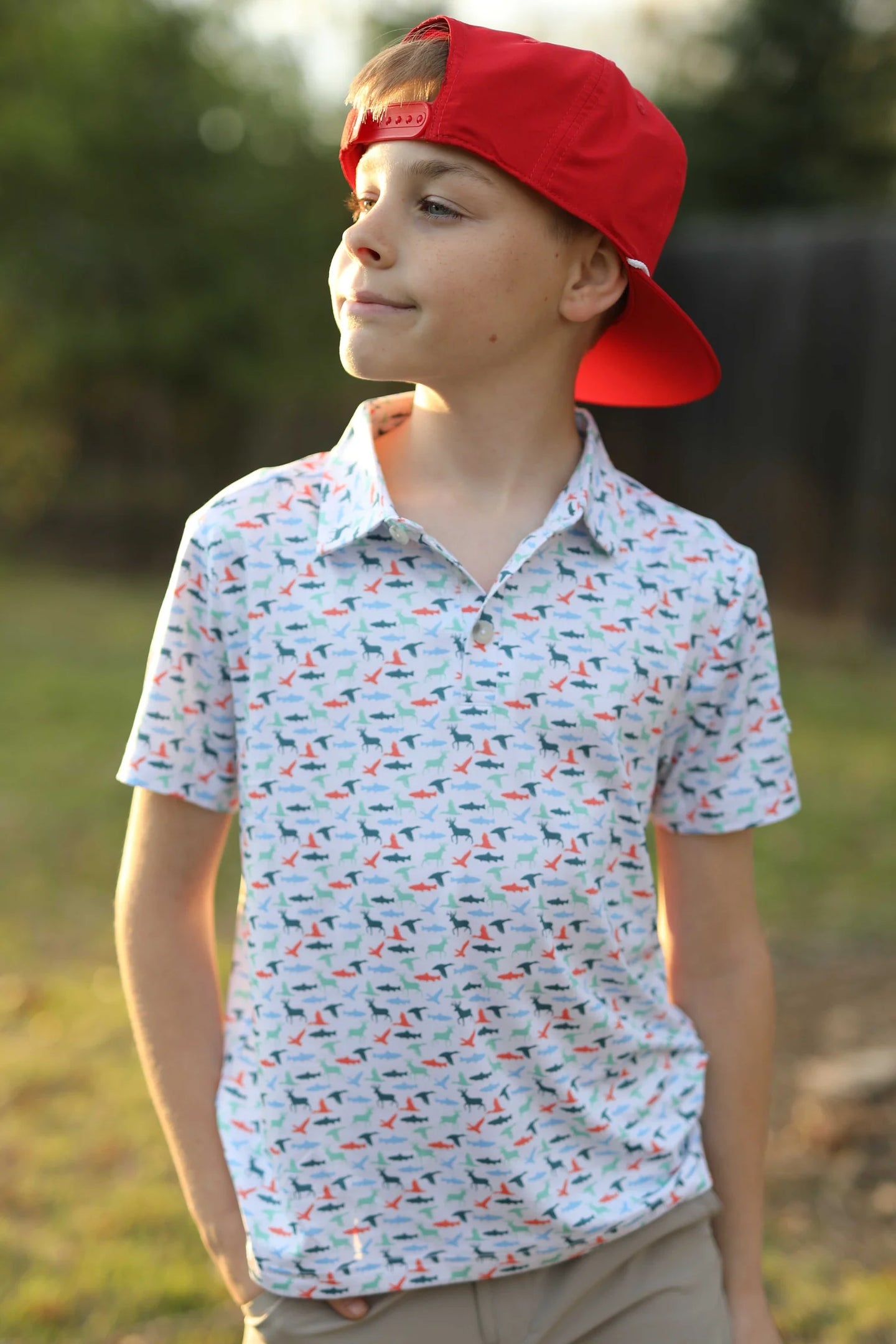 Burlebo Youth The Great Outdoors Performance Polo