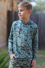 Load image into Gallery viewer, Burlebo Youth Performance Hoodie Retro Duck Camo
