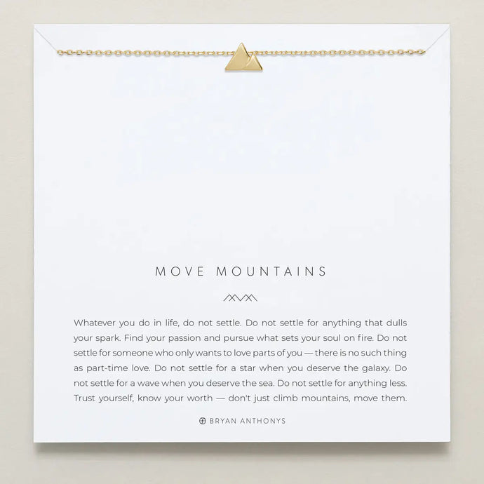 Bryan Anthonys Move Mountains Necklace